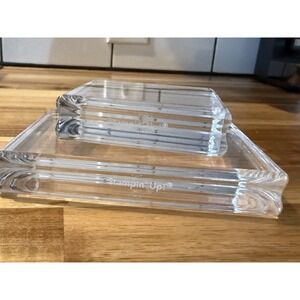 Stampin Up Clear Acrylic Blocks  D And E